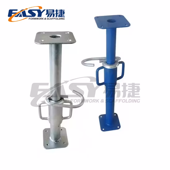 Easy Painted Galvanized Powder Coated Formwork Telescopicos Puntales Metalicos Scaffolding Adjustable Steel Shoring Prop Shuttering Jack Price Acrow Props