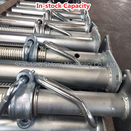 En1065 建物亜鉛メッキ足場ヘビー軽量伸縮ポスト型枠建設足場サポート/支保工調整可能な鋼プロップ