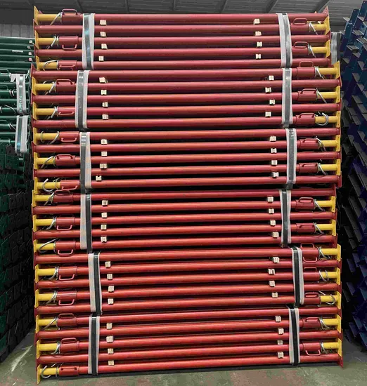 金属支柱足場スチール支柱亜鉛メッキ/スチールポールサポートヘビーデューティ調整可能なスチール支保工建設用支柱